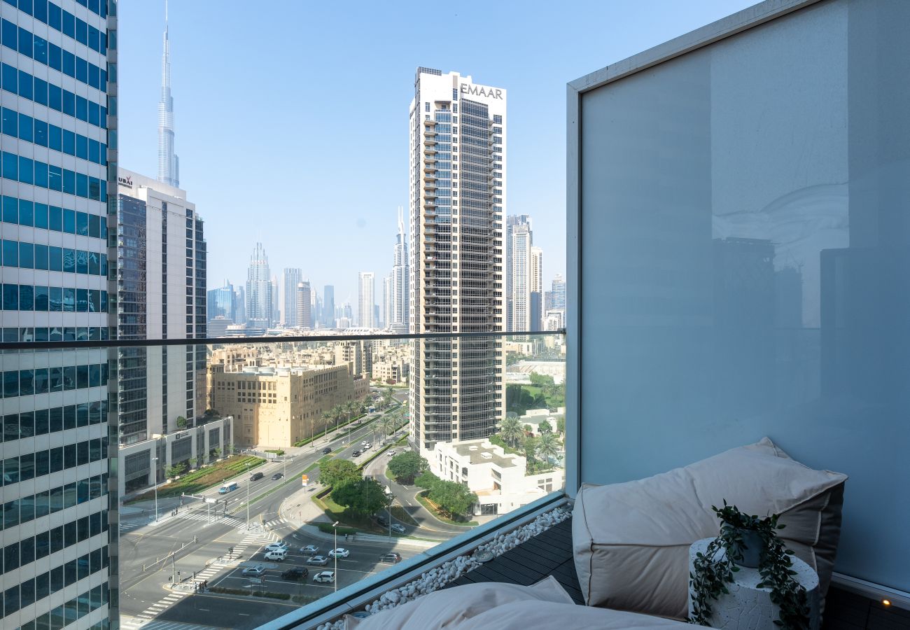 Studio in Dubai - Luxurious Studio | Burj Khalifa View | Near Park