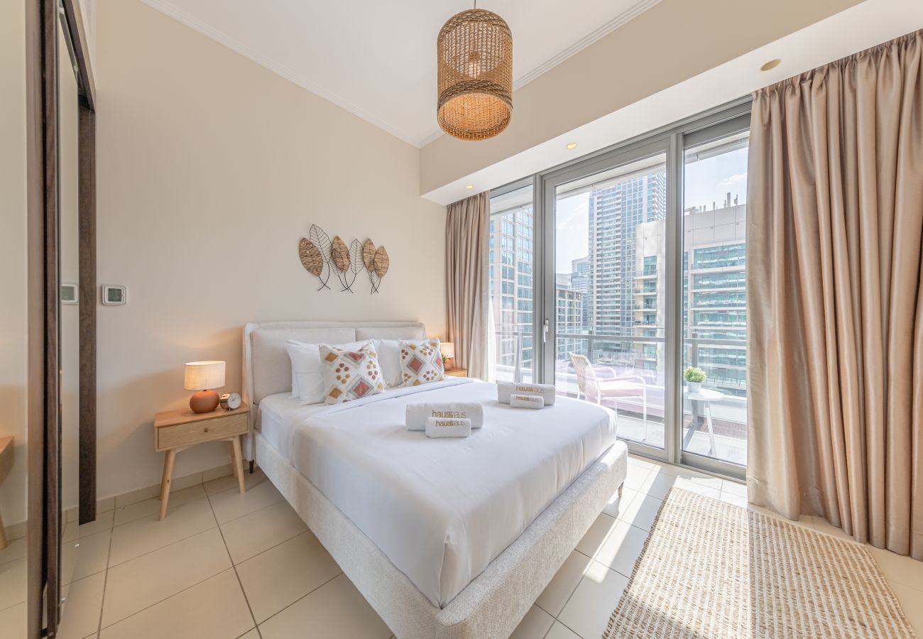 Ferienwohnung in Dubai - Modern Boho 2BR | Vibrant Marina Living