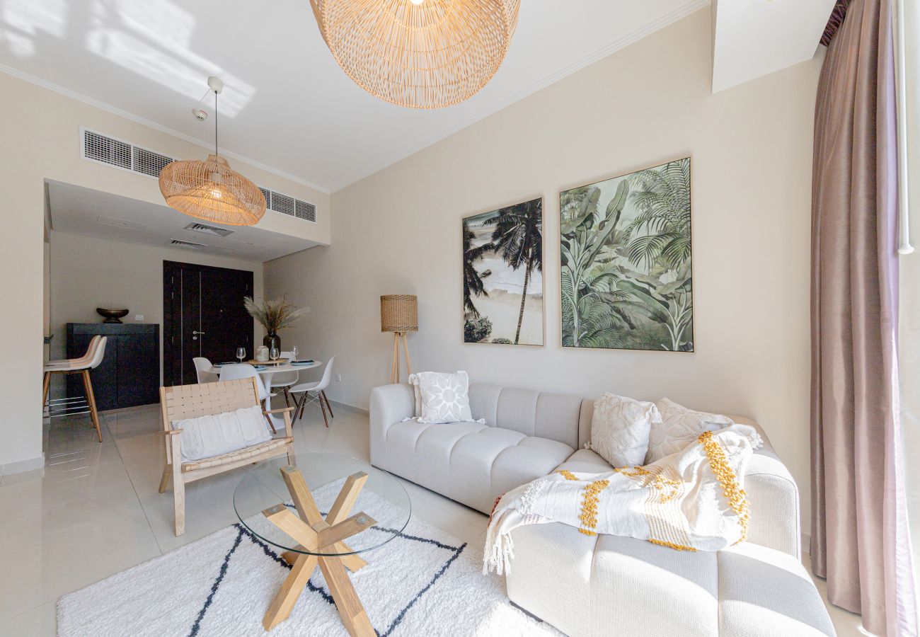 Ferienwohnung in Dubai - Modern Boho 2BR | Vibrant Marina Living