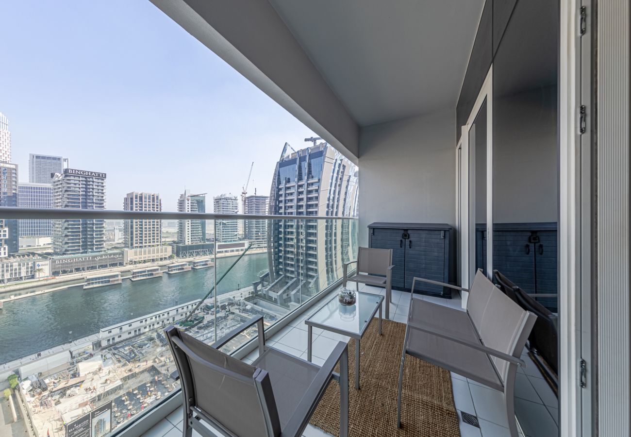 Ferienwohnung in Dubai - Charming Canal View | Close to Burj Khalifa