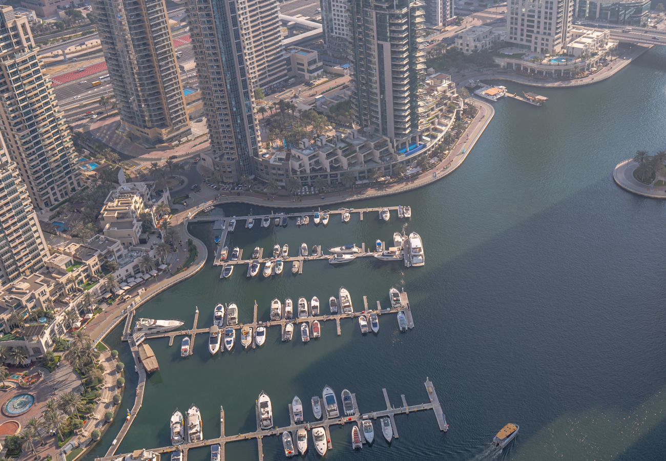 Ferienwohnung in Dubai - Stunning Marina View | On High Floor | Bright 1BR