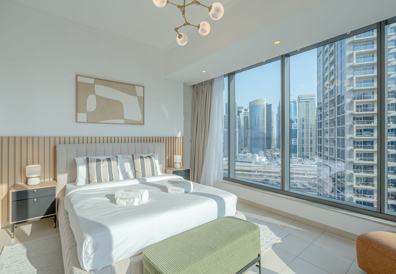 Ferienwohnung in Dubai - Contemporary 1BR | Sleeps 4 | Central