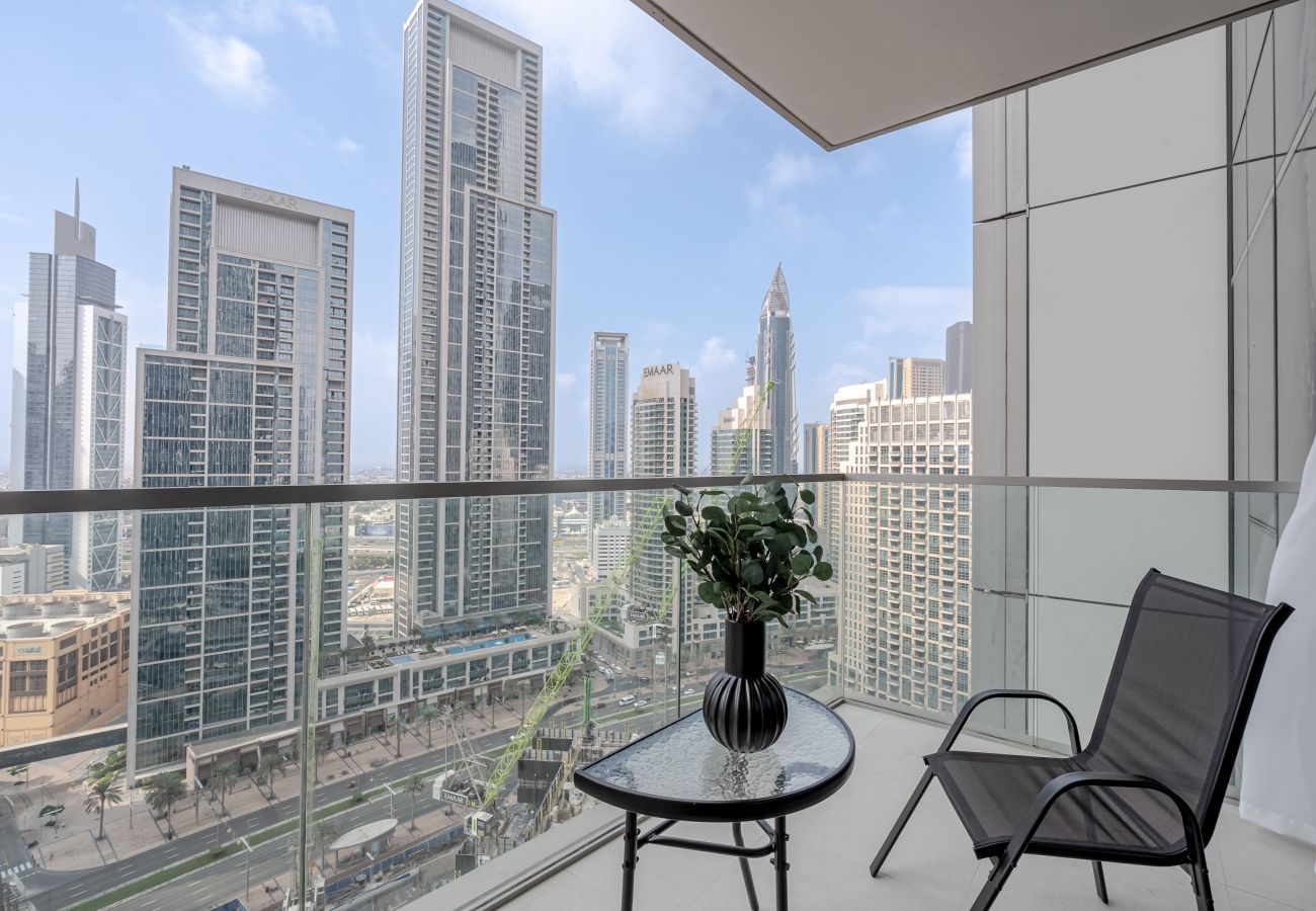 Ferienwohnung in Dubai - Few Mins Walk to Burj Khalifa | Brand New 1BR