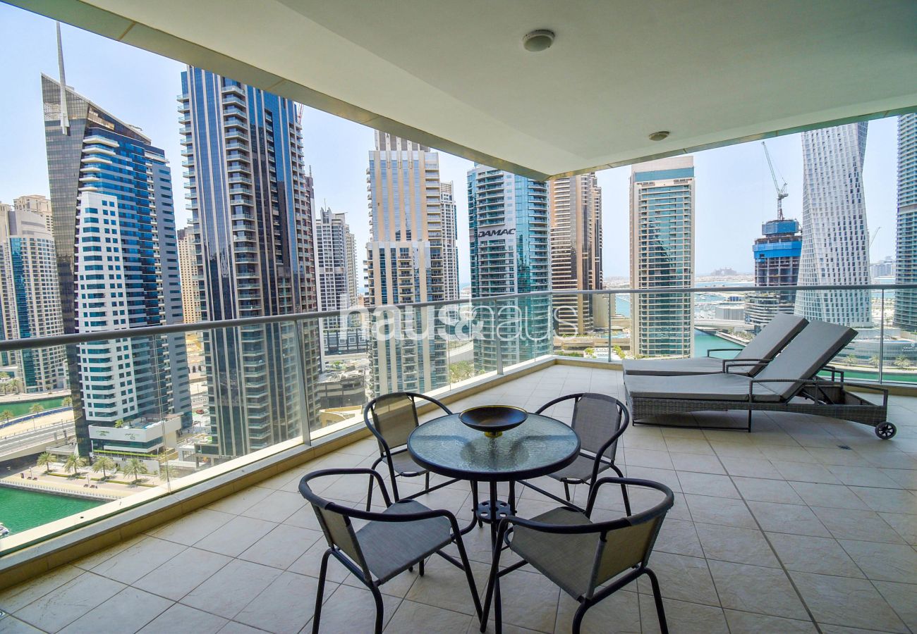 Ferienwohnung in Dubai - Marina View | Spacious Balcony | Best for Families