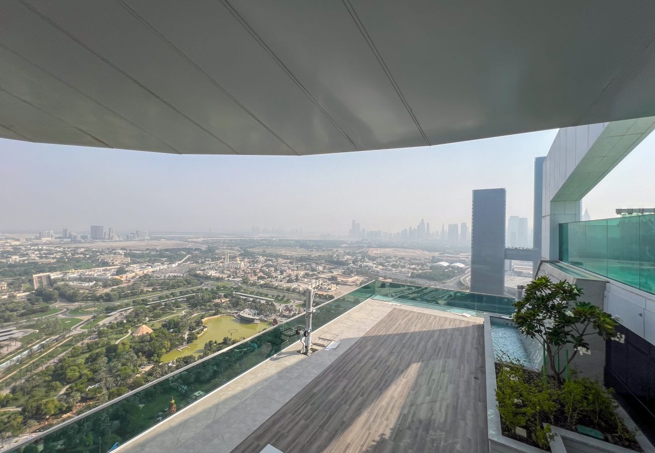 Ferienwohnung in Dubai - Dubai Frame View | Next to Park | Large Terrace