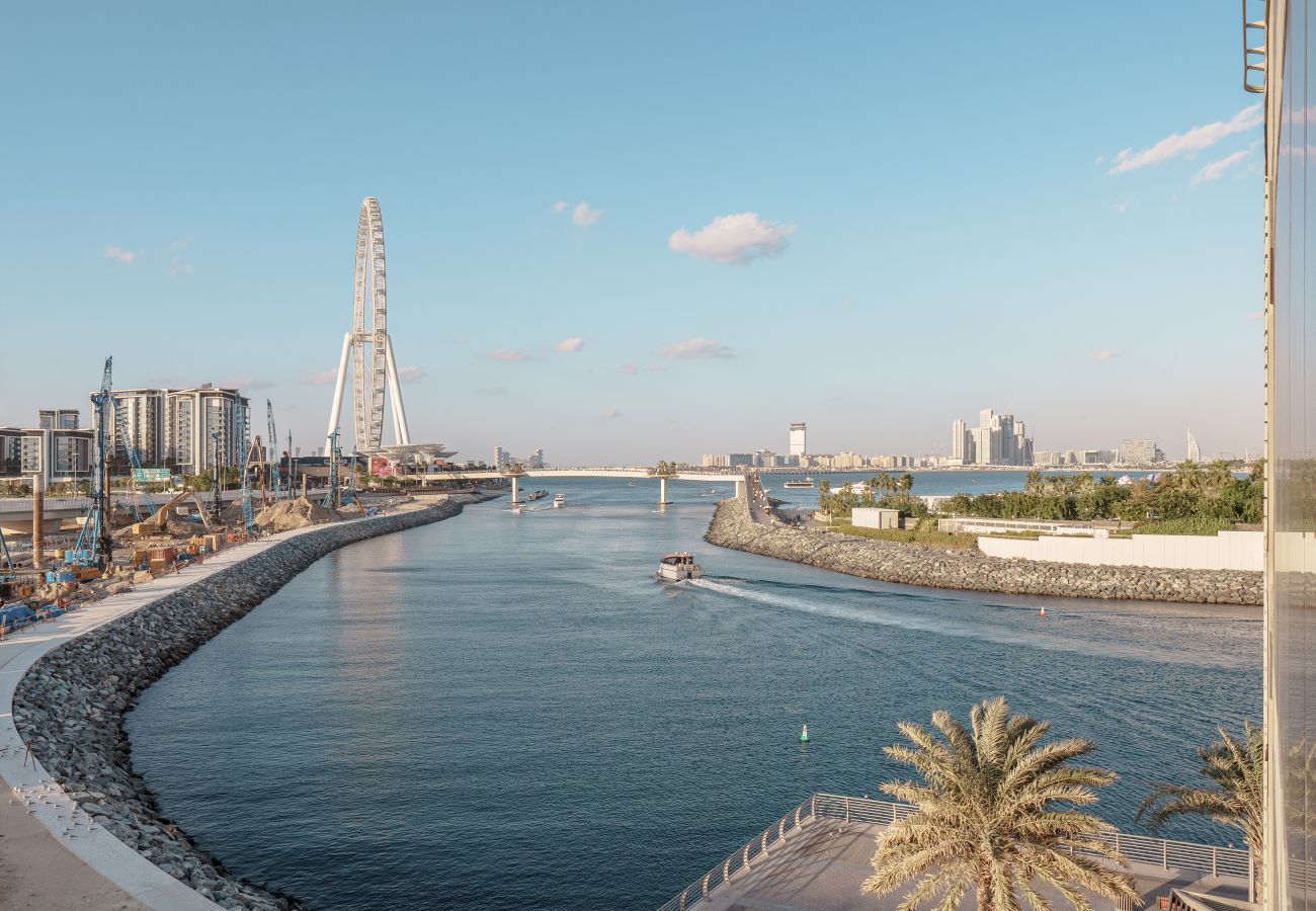 Ferienwohnung in Dubai - Charming Ain Dubai and Sea View | Contemporary 1BR