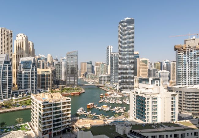 Apartamento en Dubai - Vista al puerto deportivo | Encantador | Lujoso