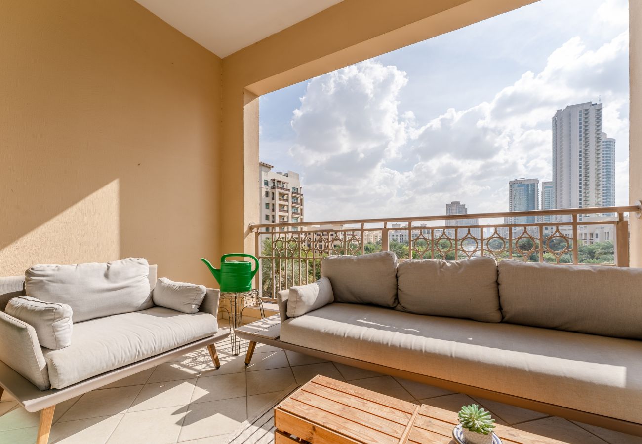 Apartamento en Dubai - Exuberante vista al jardín | Estancia Relajante | Magnífico