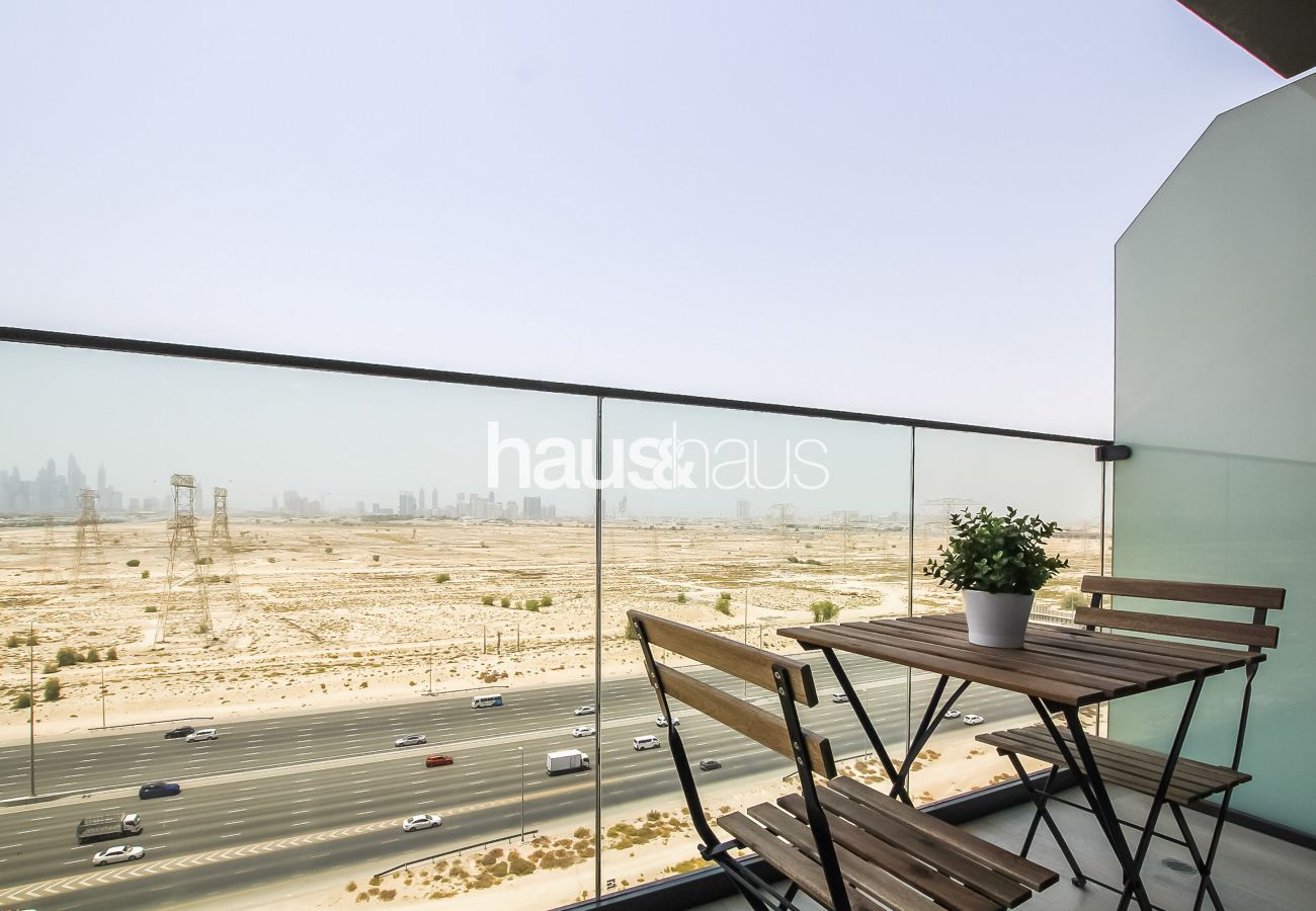 Estudio en Dubai - Fabuloso | Estudio hogareño | Vista del horizonte de Dubai