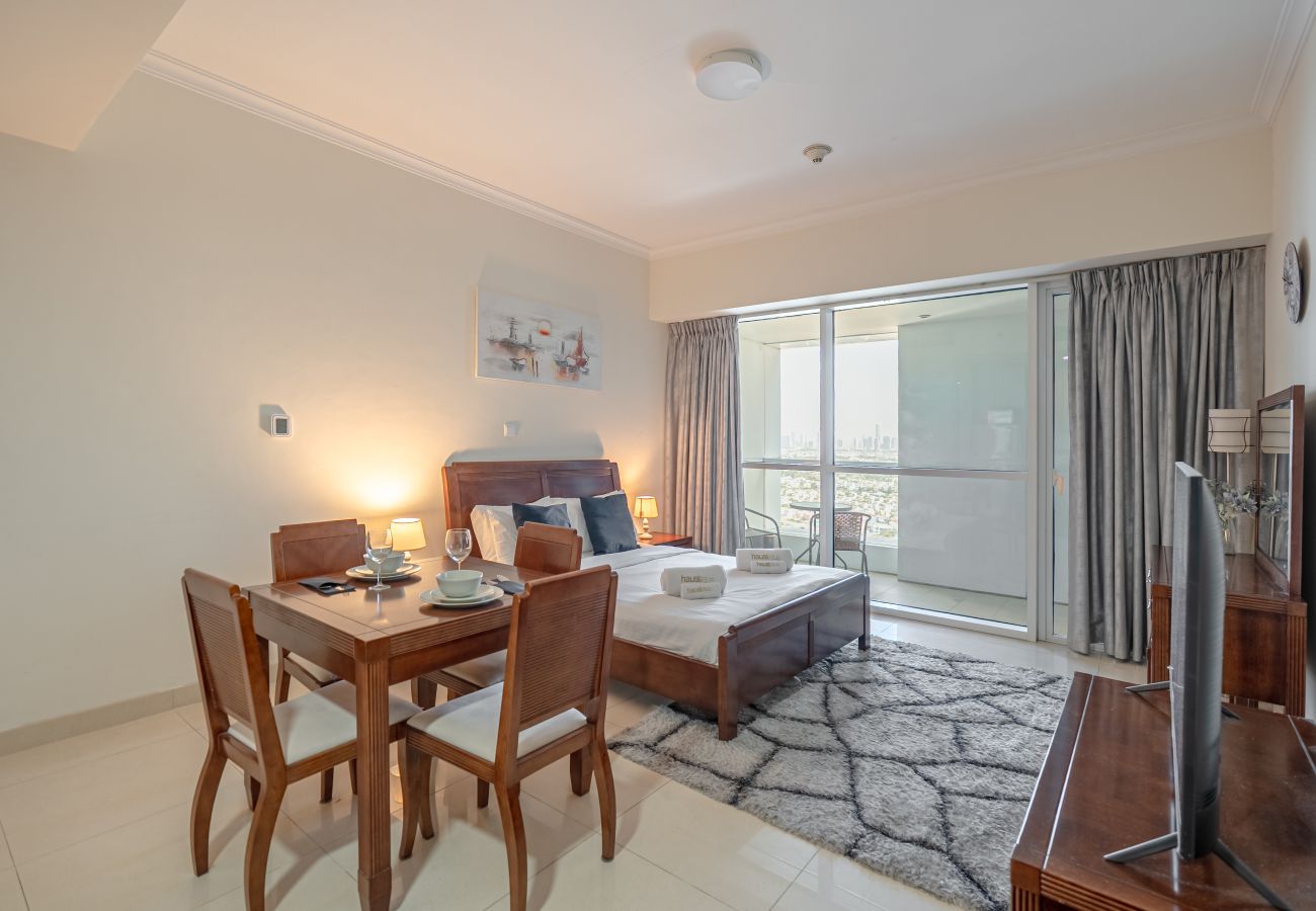 Estudio en Dubai - Cosy Studio | Dubai Skyline View | Near Metro