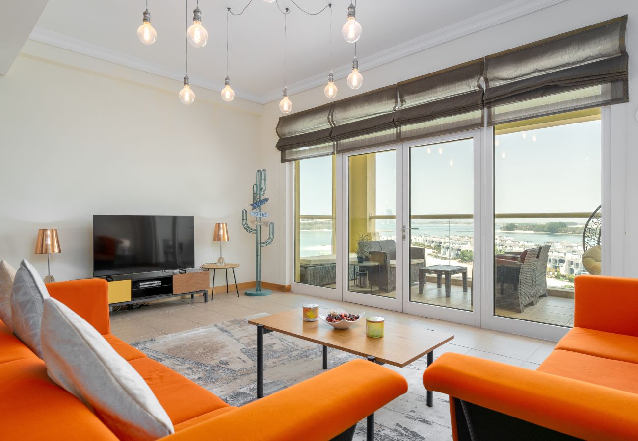 Apartamento en Dubai - Spectacular Sea View | Chic | Direct Beach Access