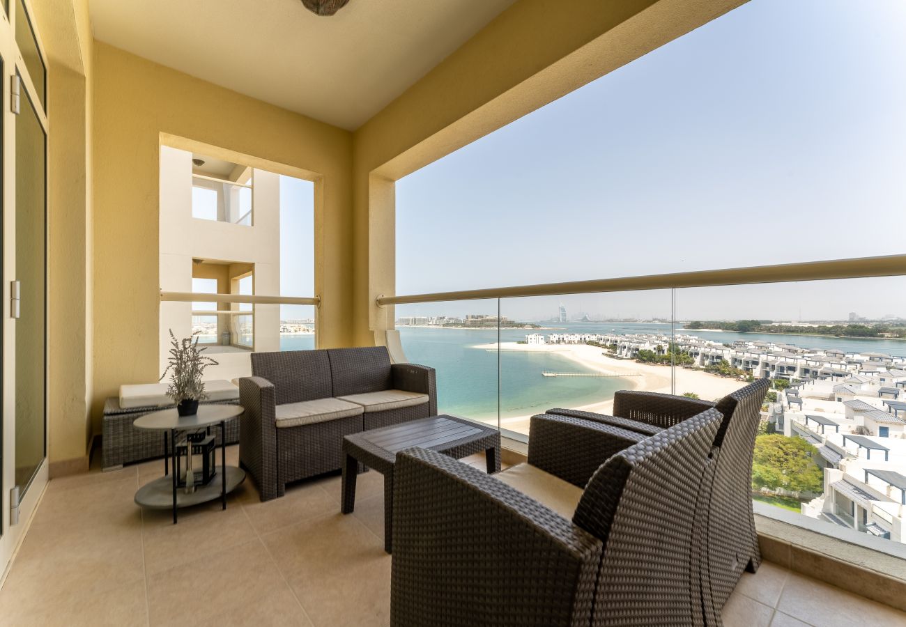 Apartamento en Dubai - Spectacular Sea View | Chic | Direct Beach Access