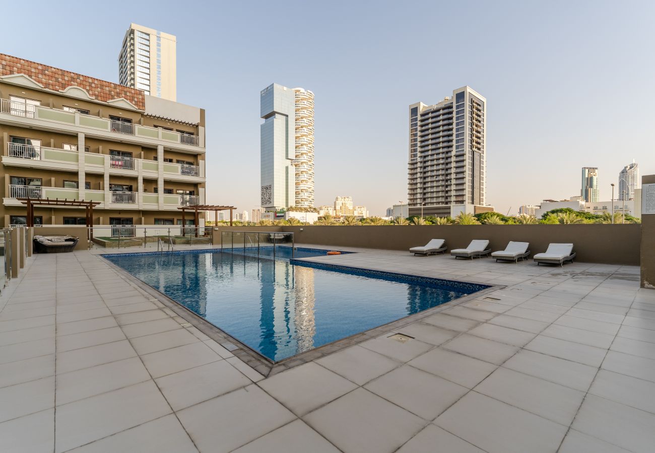 Estudio en Dubai - Elegant | Pool View | Beautiful Facilities