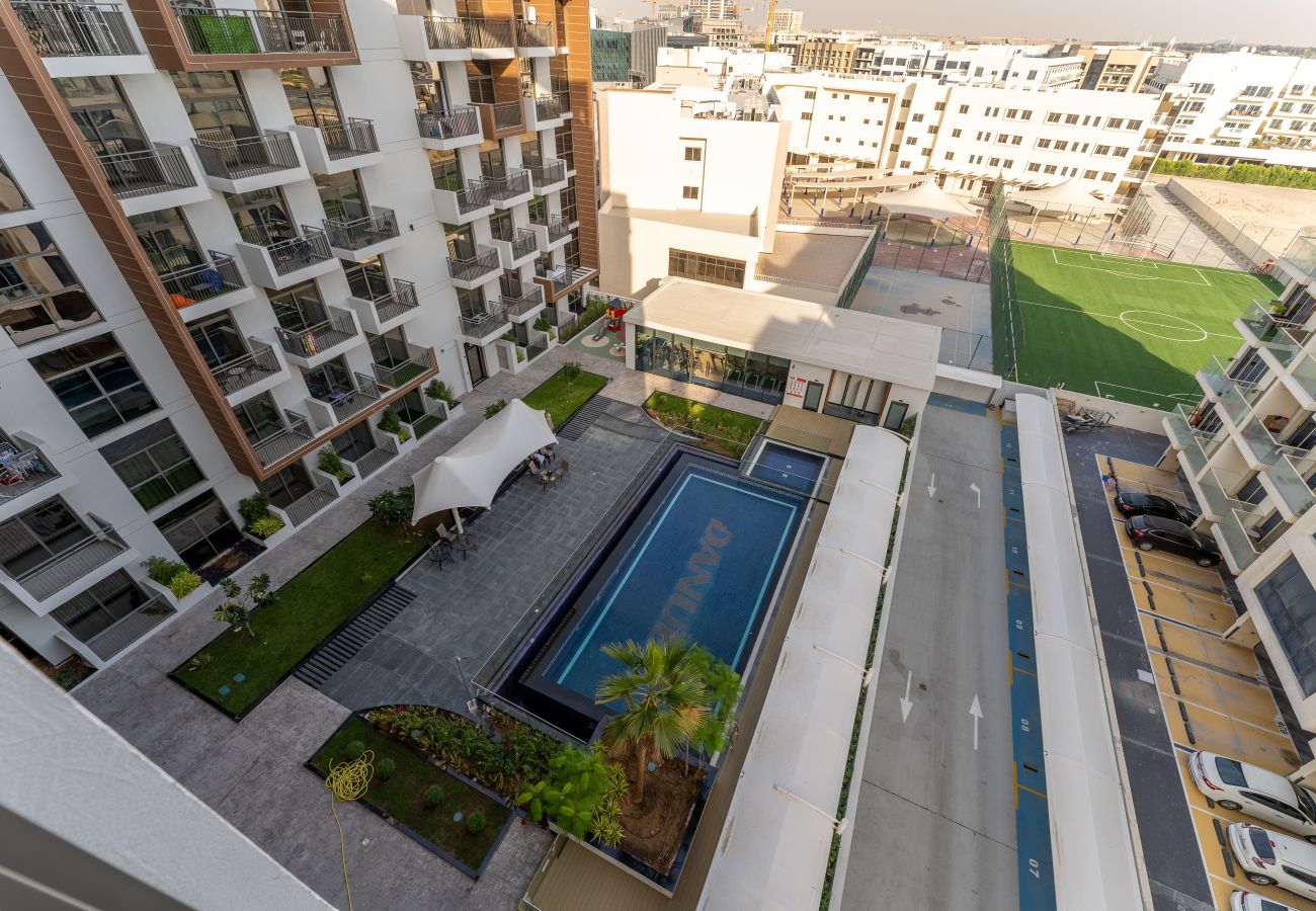 Estudio en Dubai - Vista de la piscina | relajante | Para estrenar