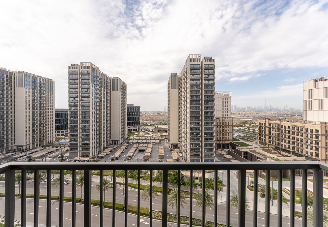 Apartamento en Dubai - hermoso horizonte | Vista de la comunidad | Suite de lujo