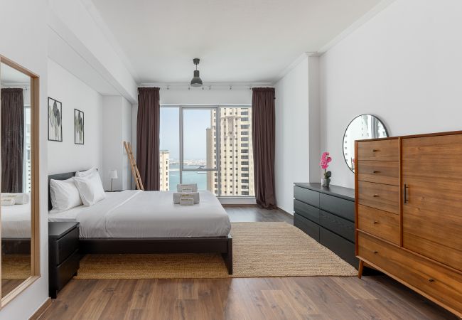 Apartamento en Dubai - piso alto | Espectacular vista al puerto deportivo | Contemporáneo