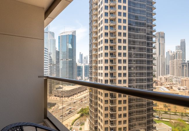 Apartamento en Dubai - Vista de los rascacielos del centro | Relajante | Moderno