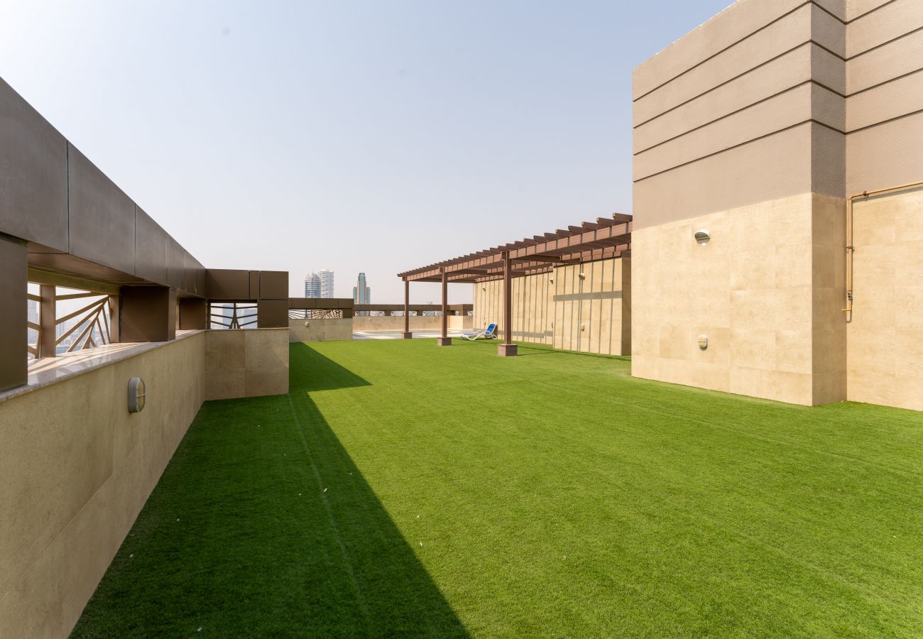 Estudio en Dubai - Gran vista al campo de golf | Amplio Estudio | Acogedor