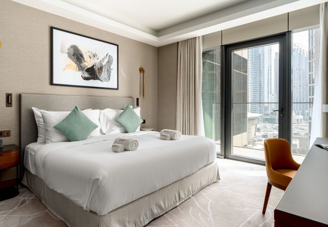 Apartamento en Dubai - Lujoso | Minutos al Burj Khalifa | Excelentes comodidades
