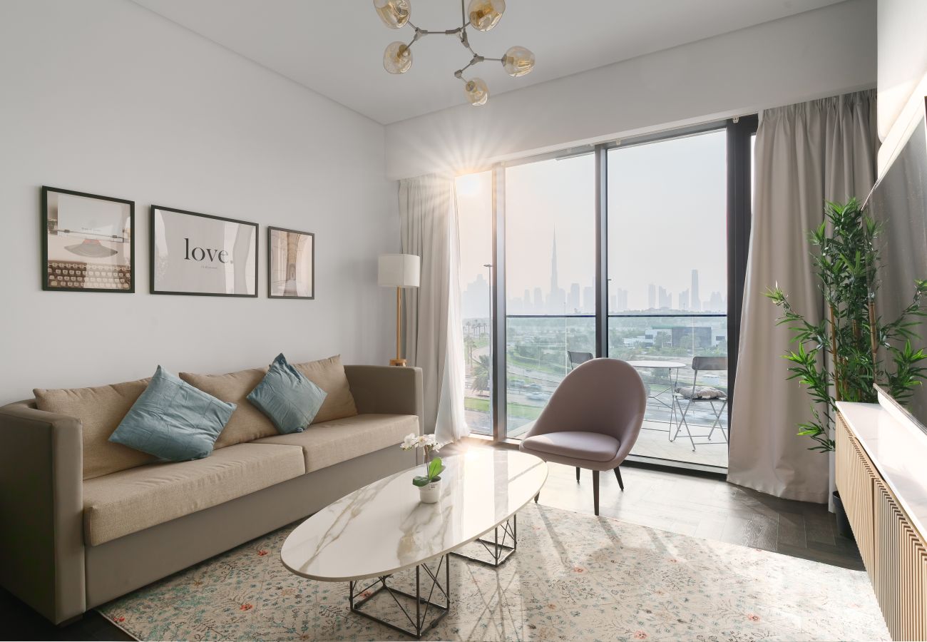 Apartamento en Dubai - Fascinantes vistas del horizonte | Amueblado con buen gusto