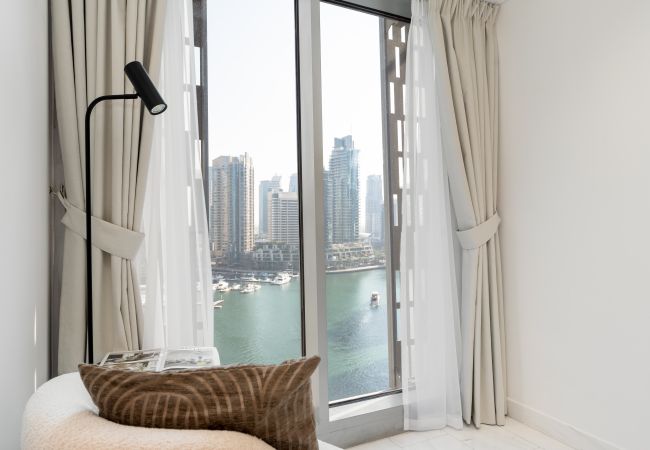 Apartamento en Dubai - Exquisitamente amueblado | Gran vista al puerto deportivo | Lujo
