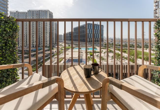 Apartamento en Dubai - Impresionante vista a la piscina | Cerca del parque | Retiro de lujo