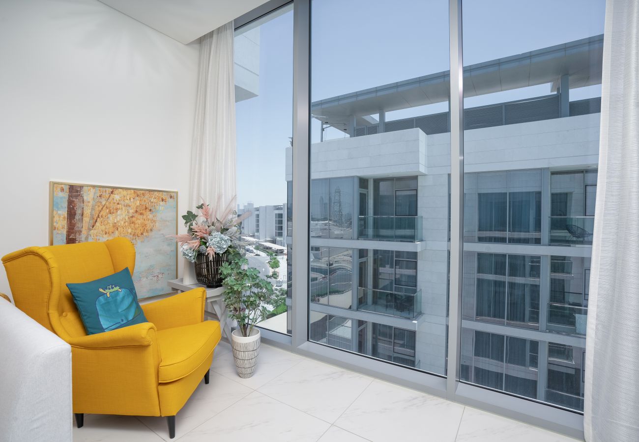 Apartamento en Dubai - Enchanting Lagoon View | Chic Bliss 1BR