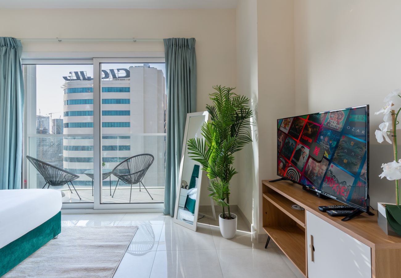 Estudio en Dubai - Chic Studio | Captivating Dubai Canal View