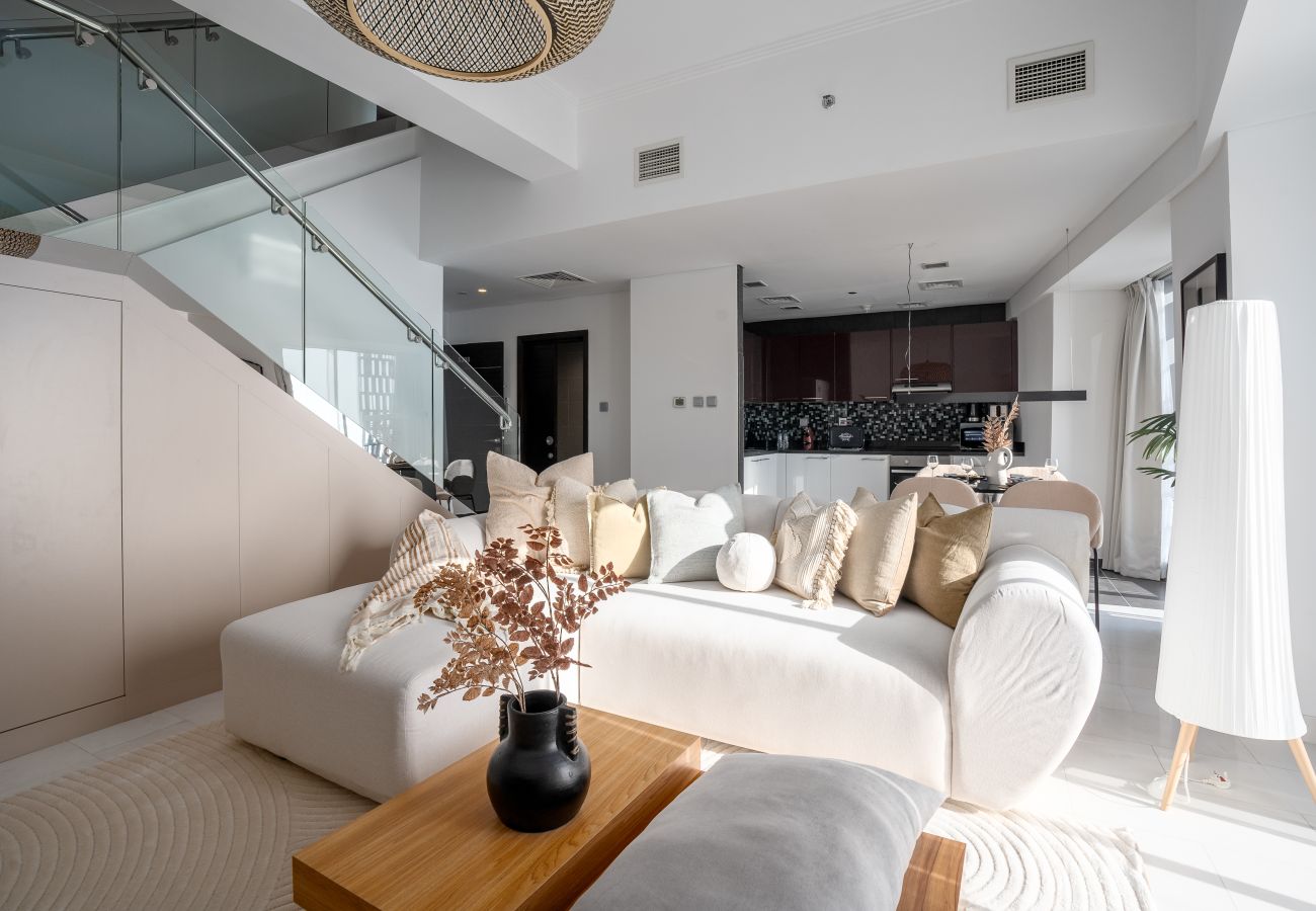 Apartamento en Dubai - Brand New Duplex | Alluring Sea & Ain Dubai View