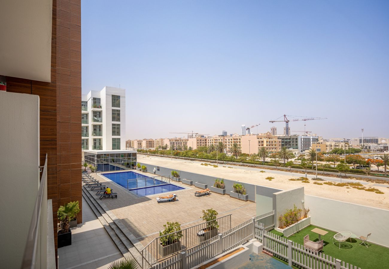 Appartement à Dubai - Spacieux 1 Chambre | Vue piscine | Zone pratique