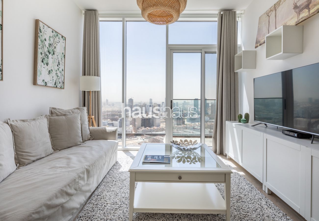 Appartement à Dubai - Dubai Skyline View | High Floor | Cosy