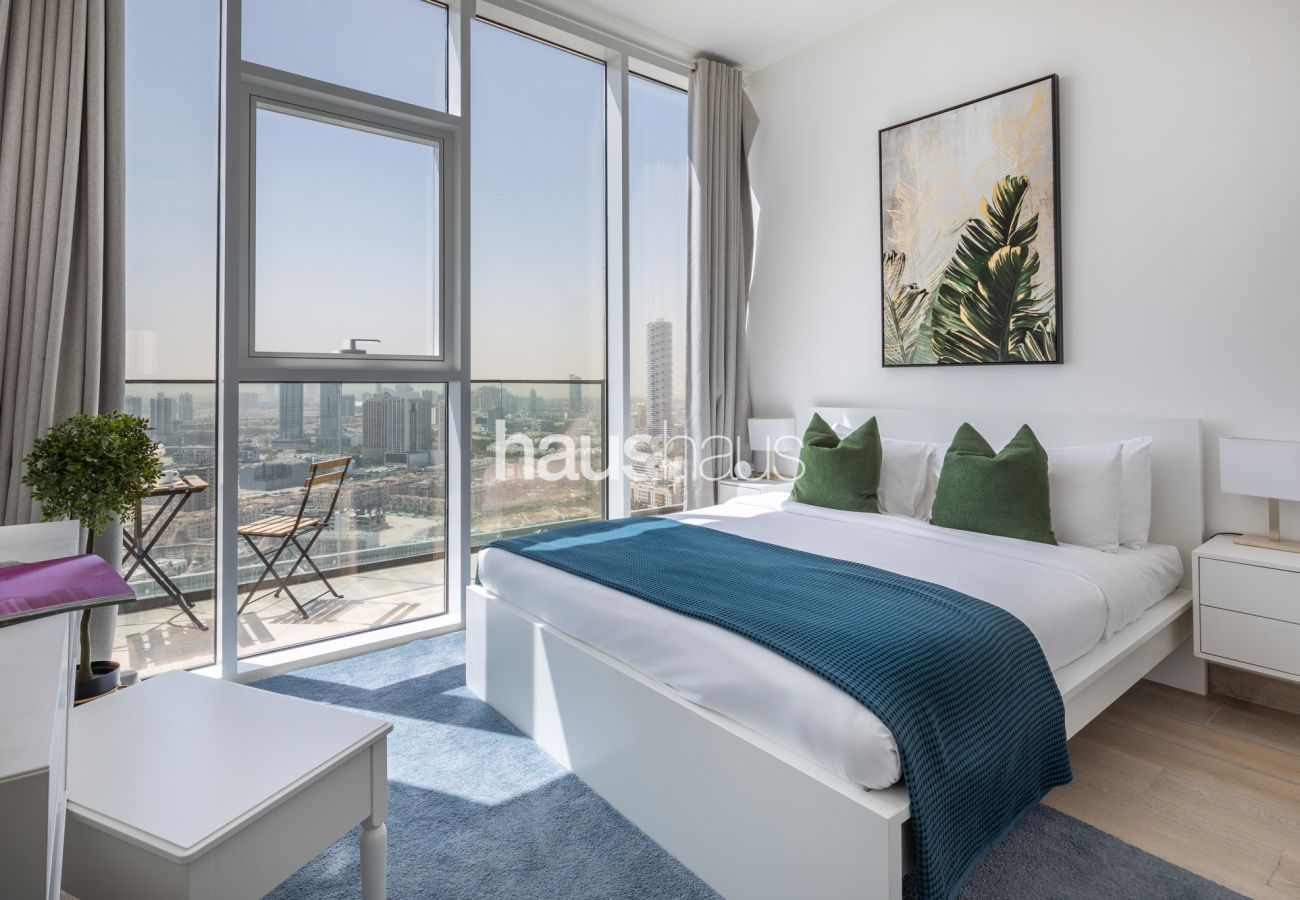 Appartement à Dubai - Dubai Skyline View | High Floor | Cosy