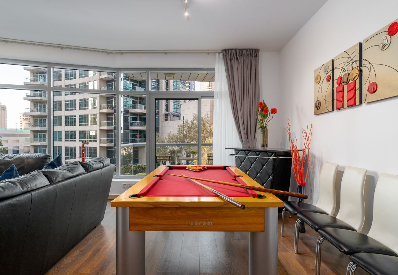 Appartement à Dubai - Ambiance urbaine | Table de billard Aire de jeux | Amélioré