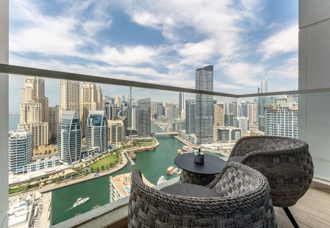 Appartement à Dubai - Vue complète de la marina | Étage élevé | Contemporain