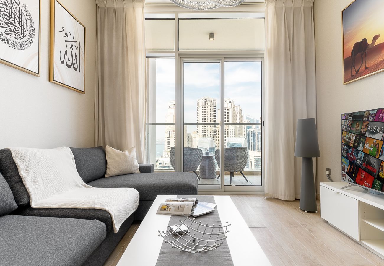 Appartement à Dubai - Vue complète de la marina | Étage élevé | Contemporain