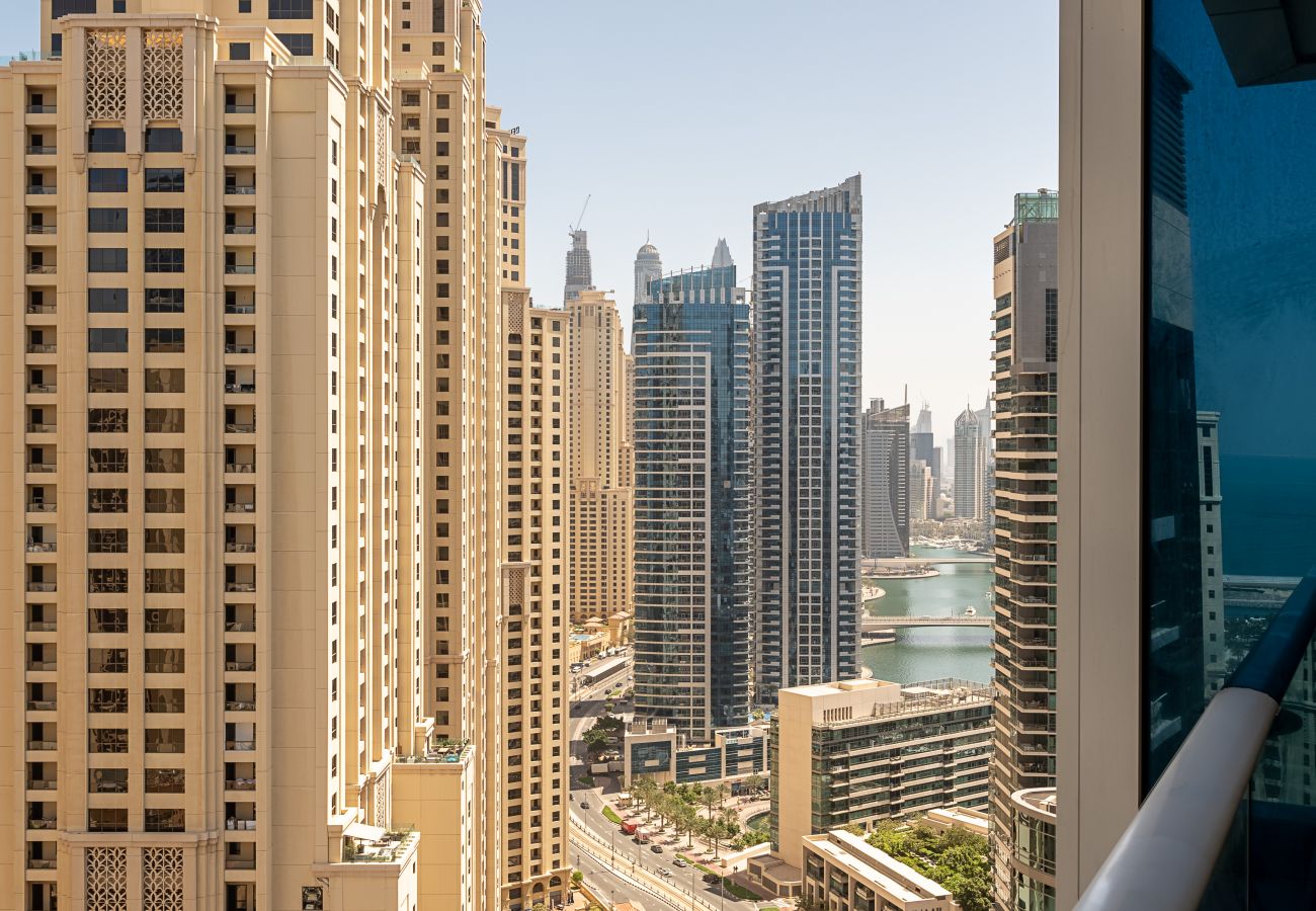 Appartement à Dubai - étage élevé | Vue spectaculaire sur la marina | Contemporain
