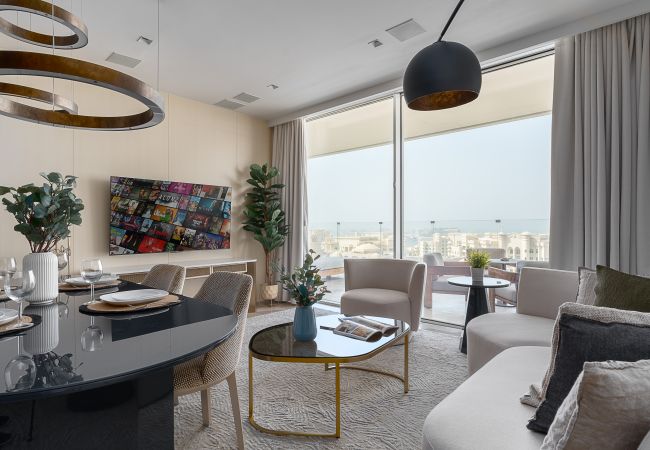 Appartement à Dubai - Vue sur la ligne d'horizon de Burj Al Arab | Immense balcon | Luxe