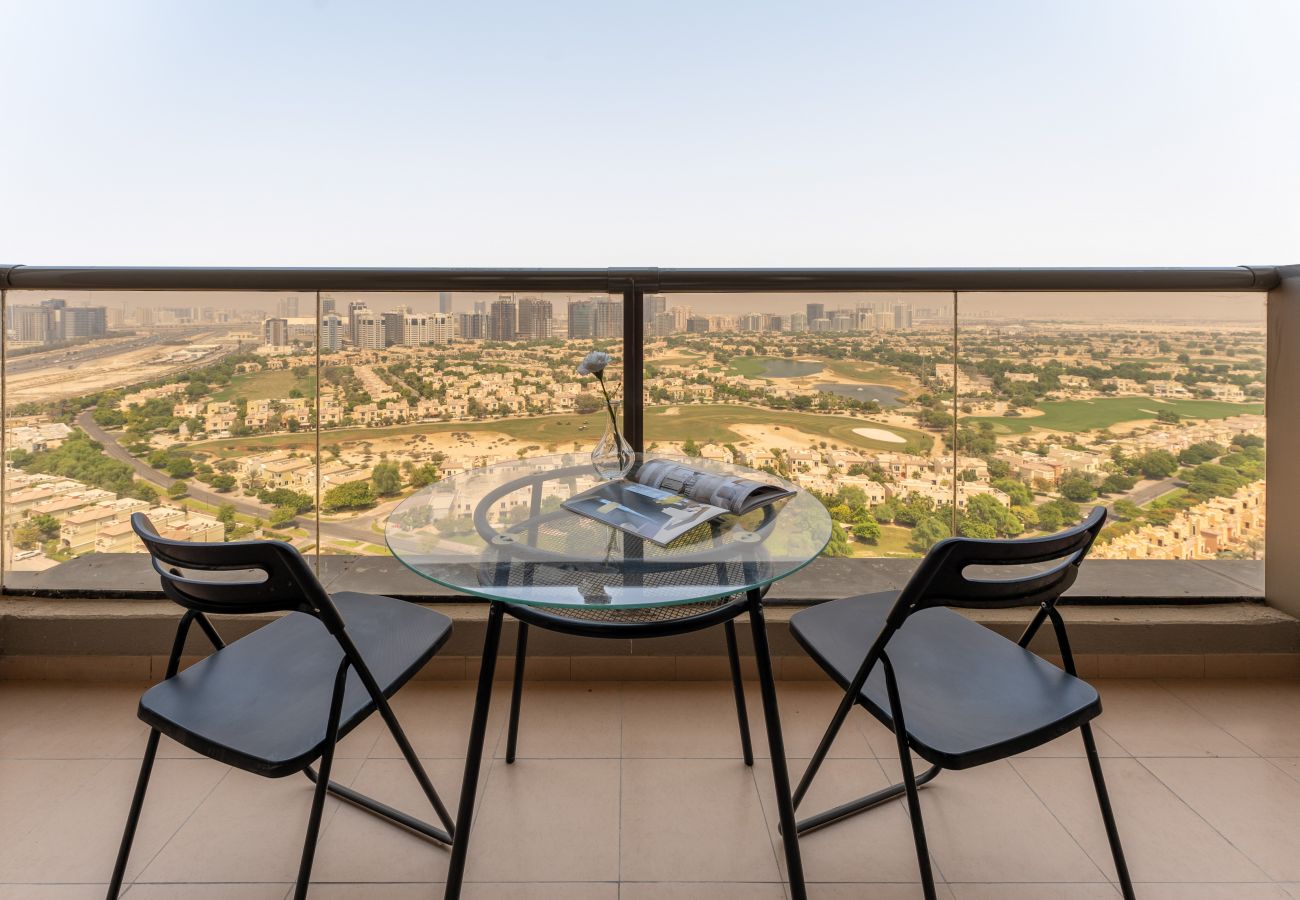 Studio à Dubai - Superbe vue sur le parcours de golf | Studio spacieux | Confortable