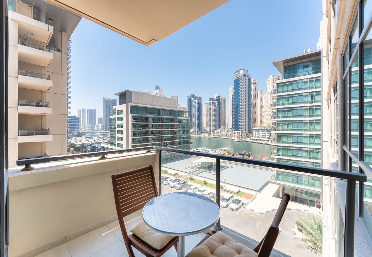 Appartement à Dubai - Belle vue sur la marina | Salle d'étude | 3 personnes