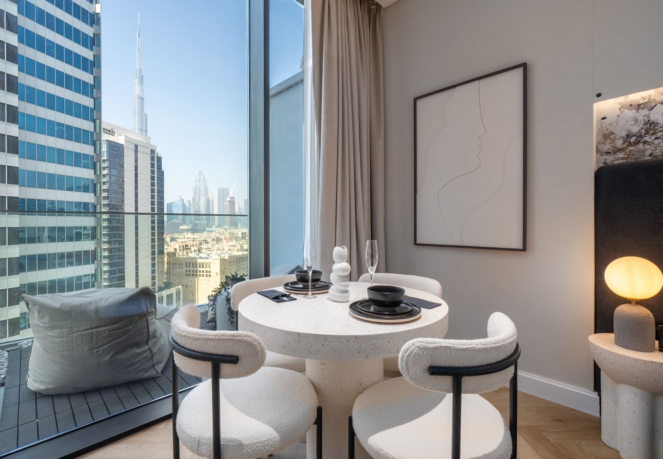 Studio à Dubai - Luxurious Studio | Burj Khalifa View | Near Park