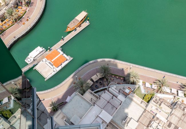 Апартаменты на Dubai - Прекрасный вид на пристань для яхт | Огромные балконы | Яркая единица