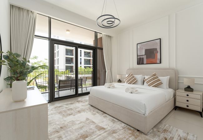 Апартаменты на Dubai - вид на сад | Делюкс с 1 спальней | Новая мебель