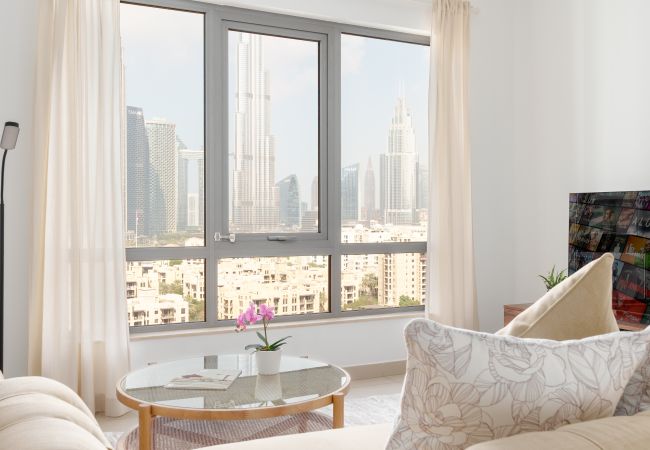 Апартаменты на Dubai - Grande vue complète de Burj Khalifa | Nouvellement meublé