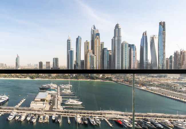 Апартаменты на Dubai - Доступ к пляжу | Великолепный вид на море и яхту | Огромный