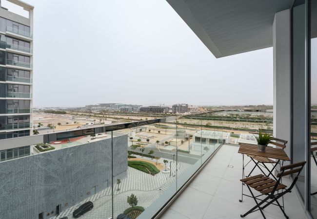 Апартаменты на Dubai - Вид на лагуну и небоскреб Бурдж-Халифа | Новая мебель
