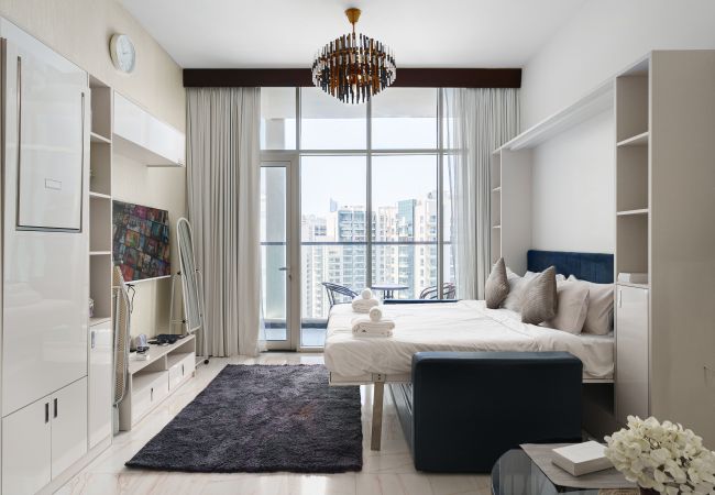 Квартира-студия на Dubai - Хороший вид на город | Отличные удобства | шикарный