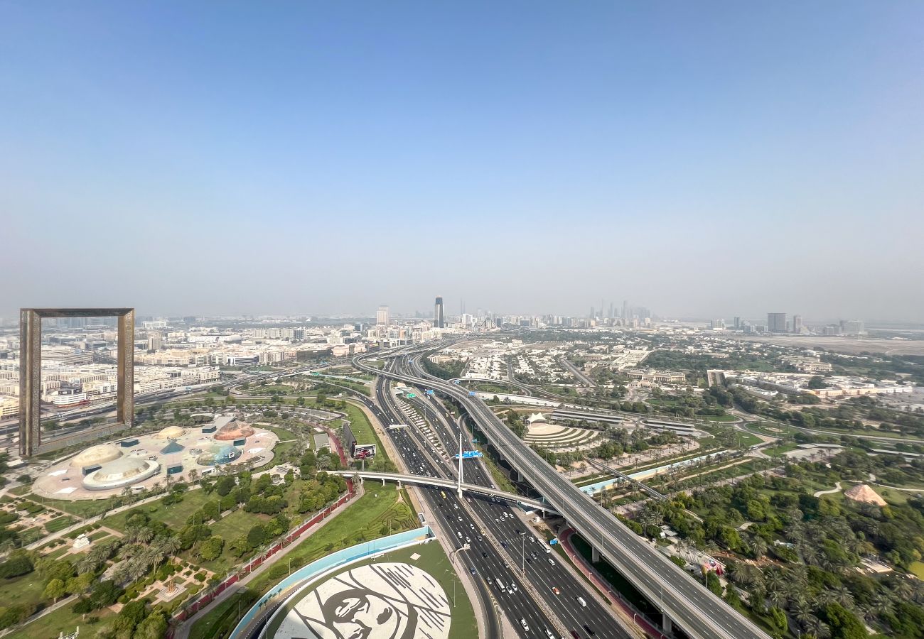 Апартаменты на Dubai - Dubai Frame View | Next to Park | Large Terrace